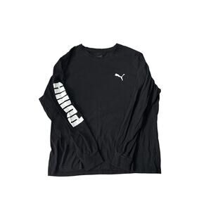 Puma Black Long Sleeve Shirt - Size XL